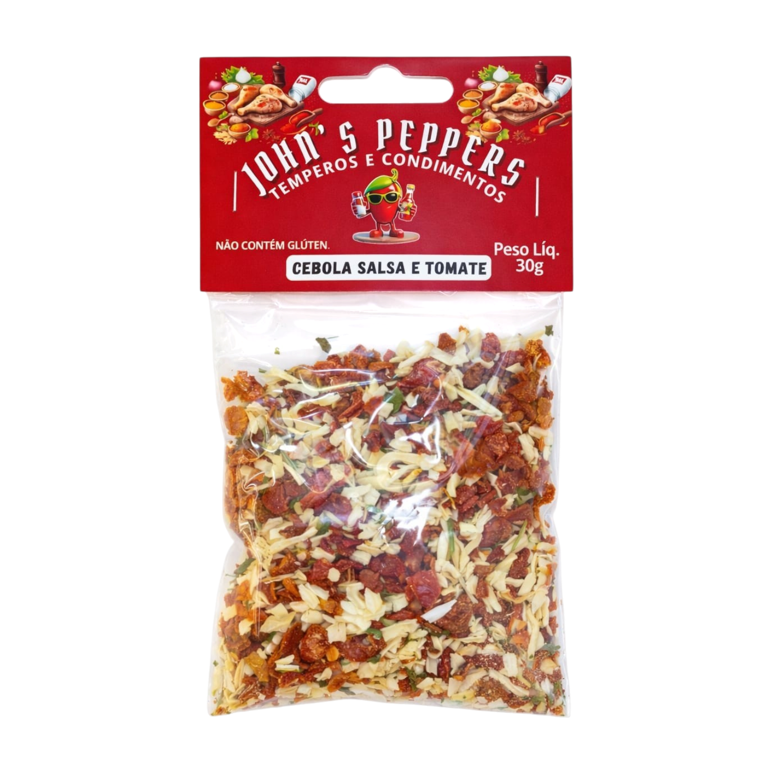 Cebola, salsa e tomate 20gr