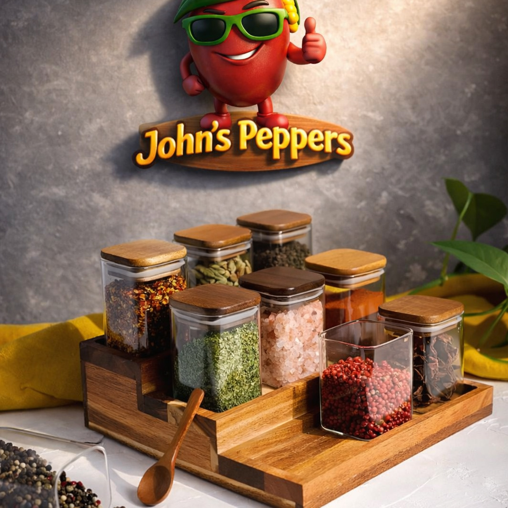 Kit de Temperos variados gourmet, vegano com porta temperos